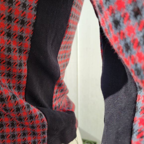 Free people L cropped plaid sweater - Picture 3 of 4